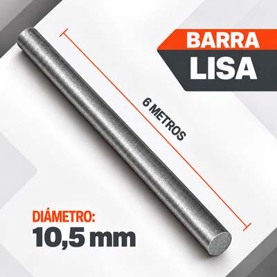 Barra Lisa 10,5 mm x 6 m