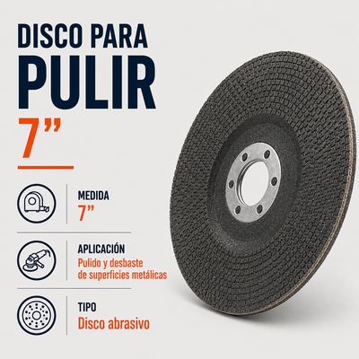 Disco para Pulir 7"