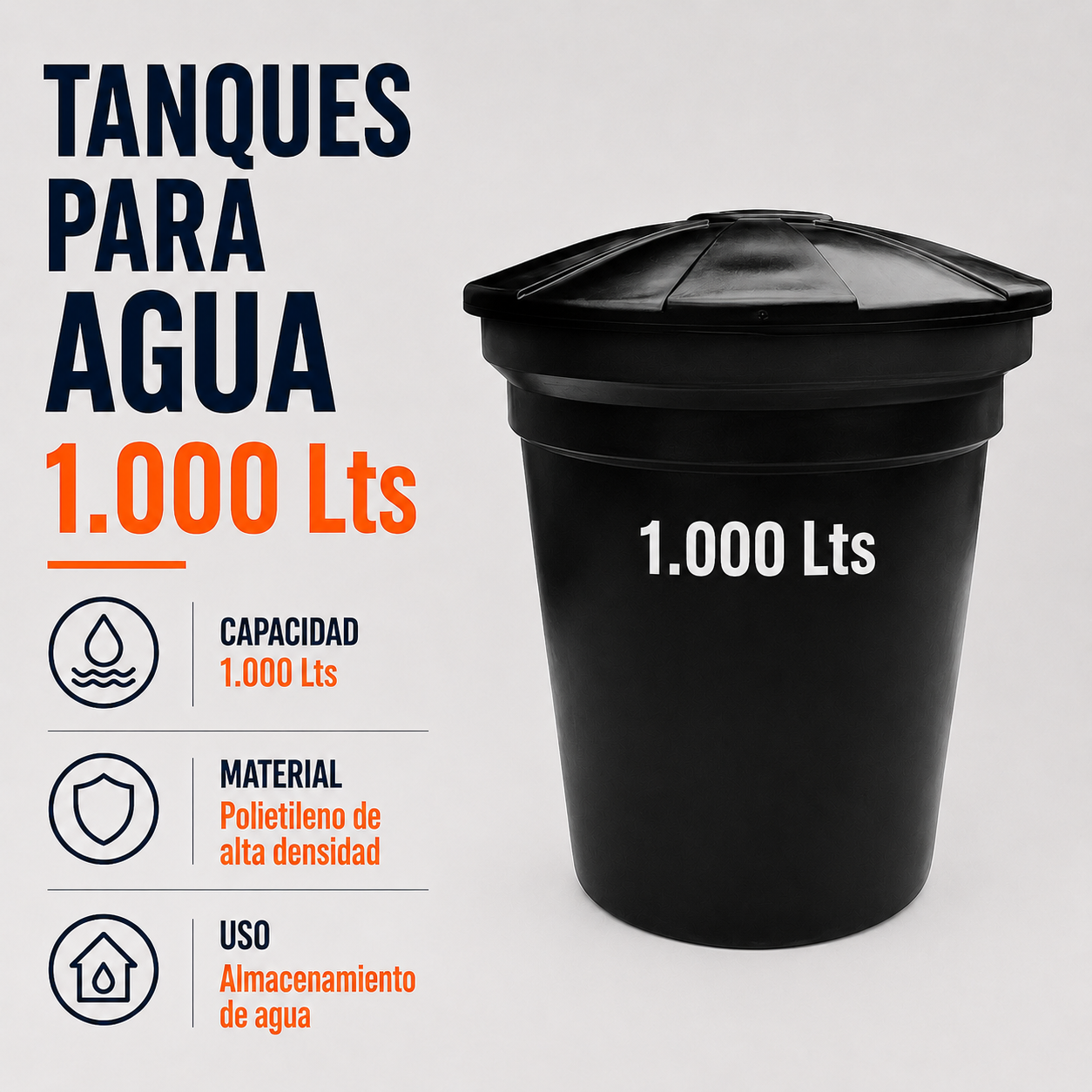 Tanque para Agua 1.000 Lts