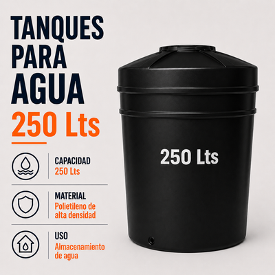 Tanque para Agua 250 Lts