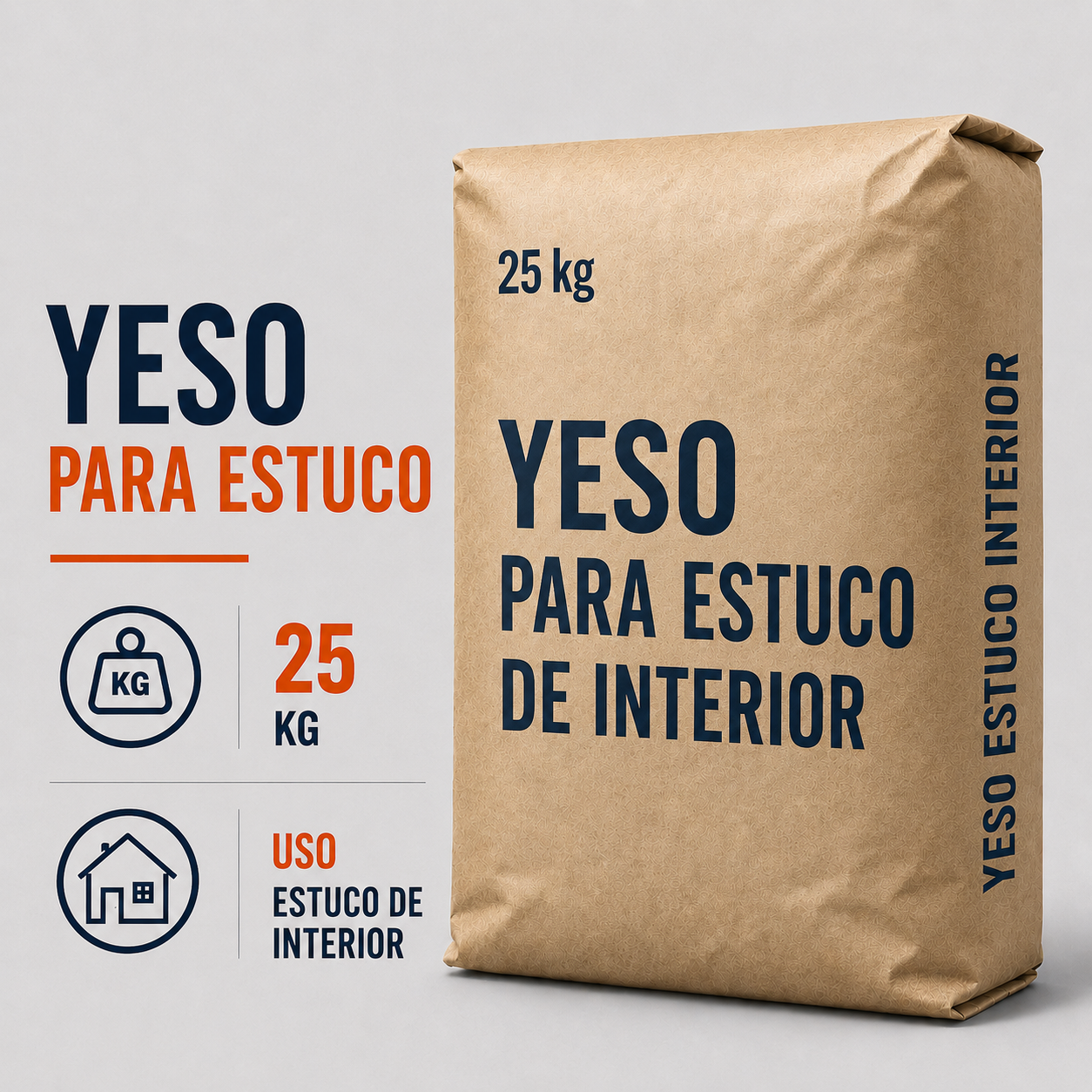 Yeso x 25 kg