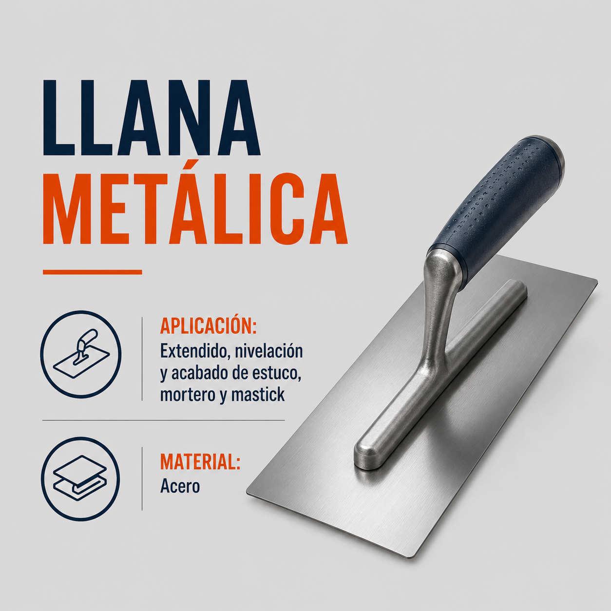 Llana metálica