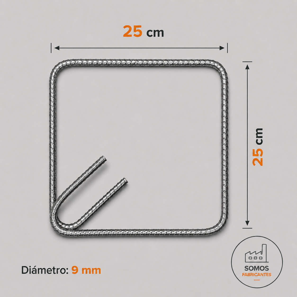 25x25 en 9mm