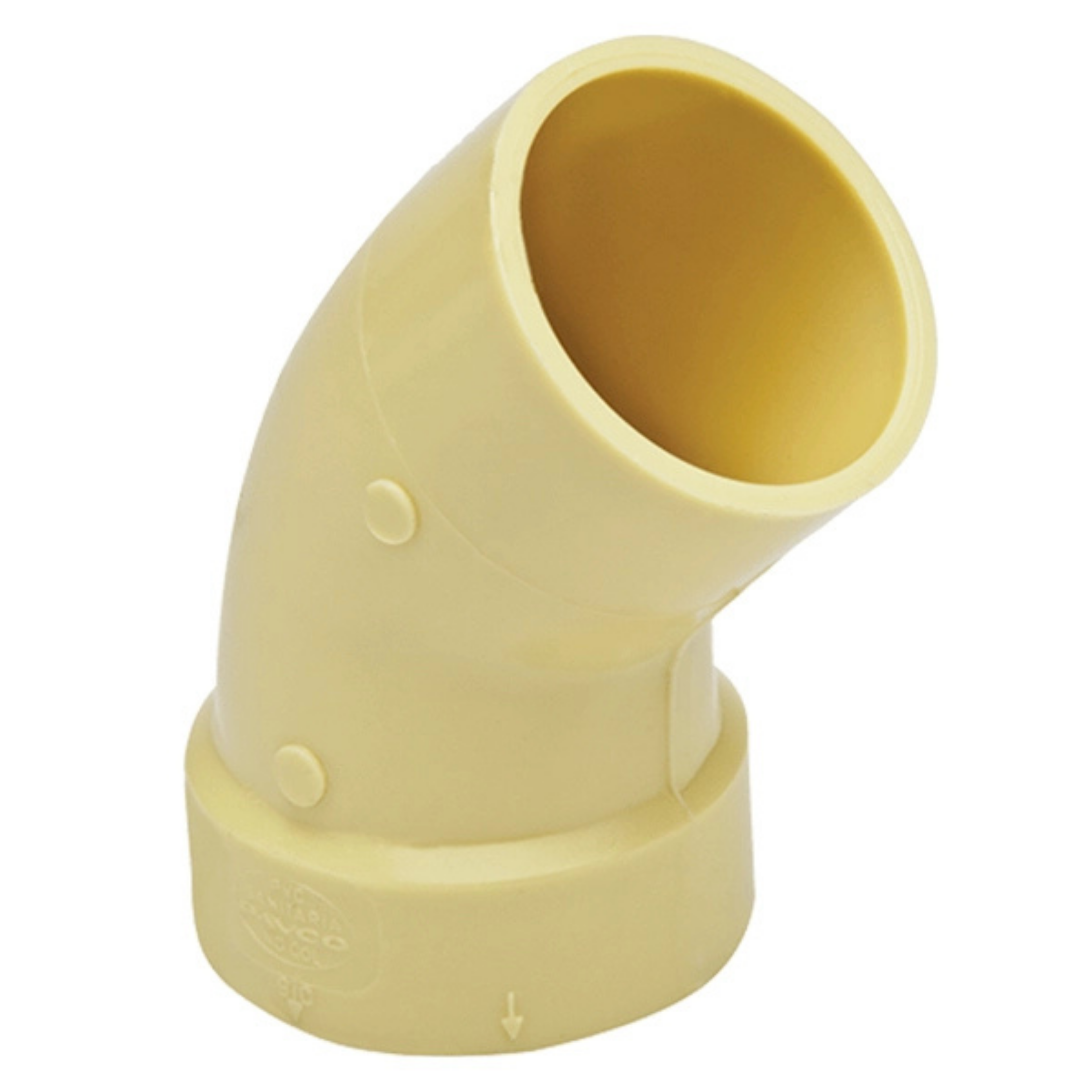 SEMICODO SANITARIO PVC 4"