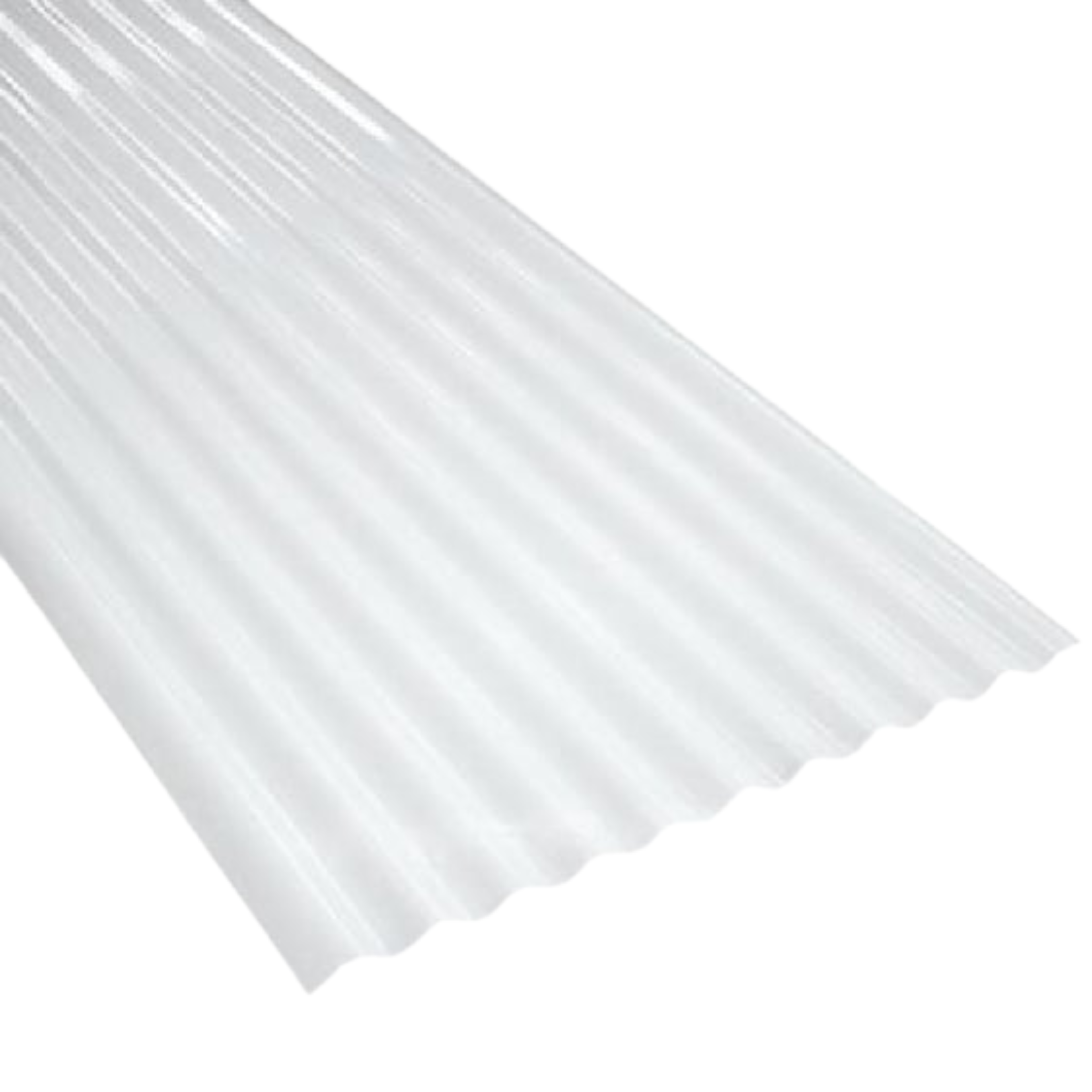 TEJAS PLÁSTICA TIPO ZINC BLANCA LECHOSA (OPAL) #8 2,44 m